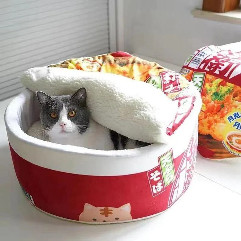 Ramen Noodles Pet Bed