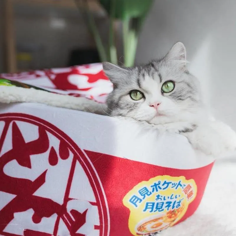 Ramen Noodles Pet Bed