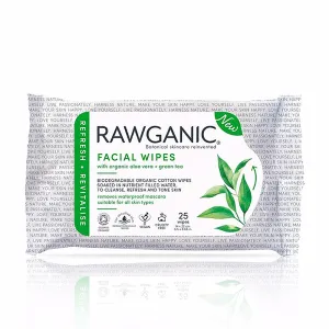 Rawganic Pure Refreshing Facial Wipes 25 Wipes