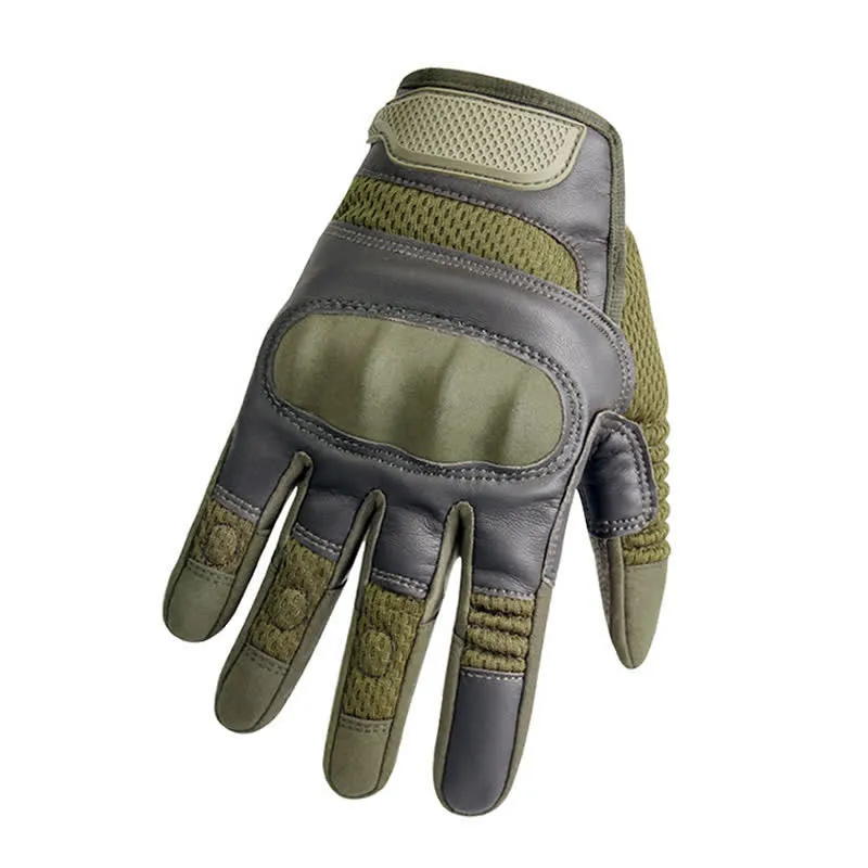 Rubber Hard Knuckle Touch Screen Tactical Gloves