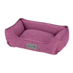 Scruffs Manhattan Box Dog Bed Fully Machine Washable Berry Purple Small & Medium