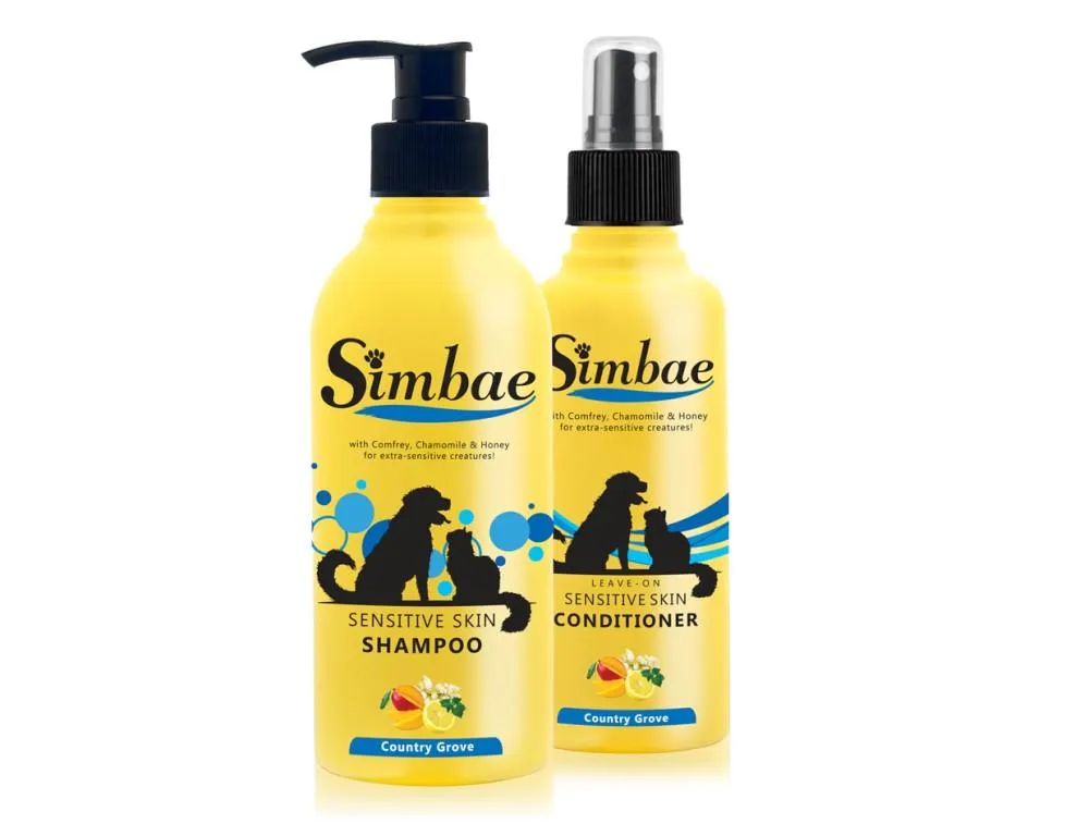 Simbae Sensitive Skin Shampoo & Conditioner Dogs & Cats