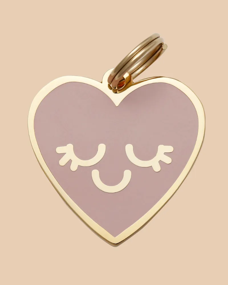 Smiling Heart ID Tag (Custom)