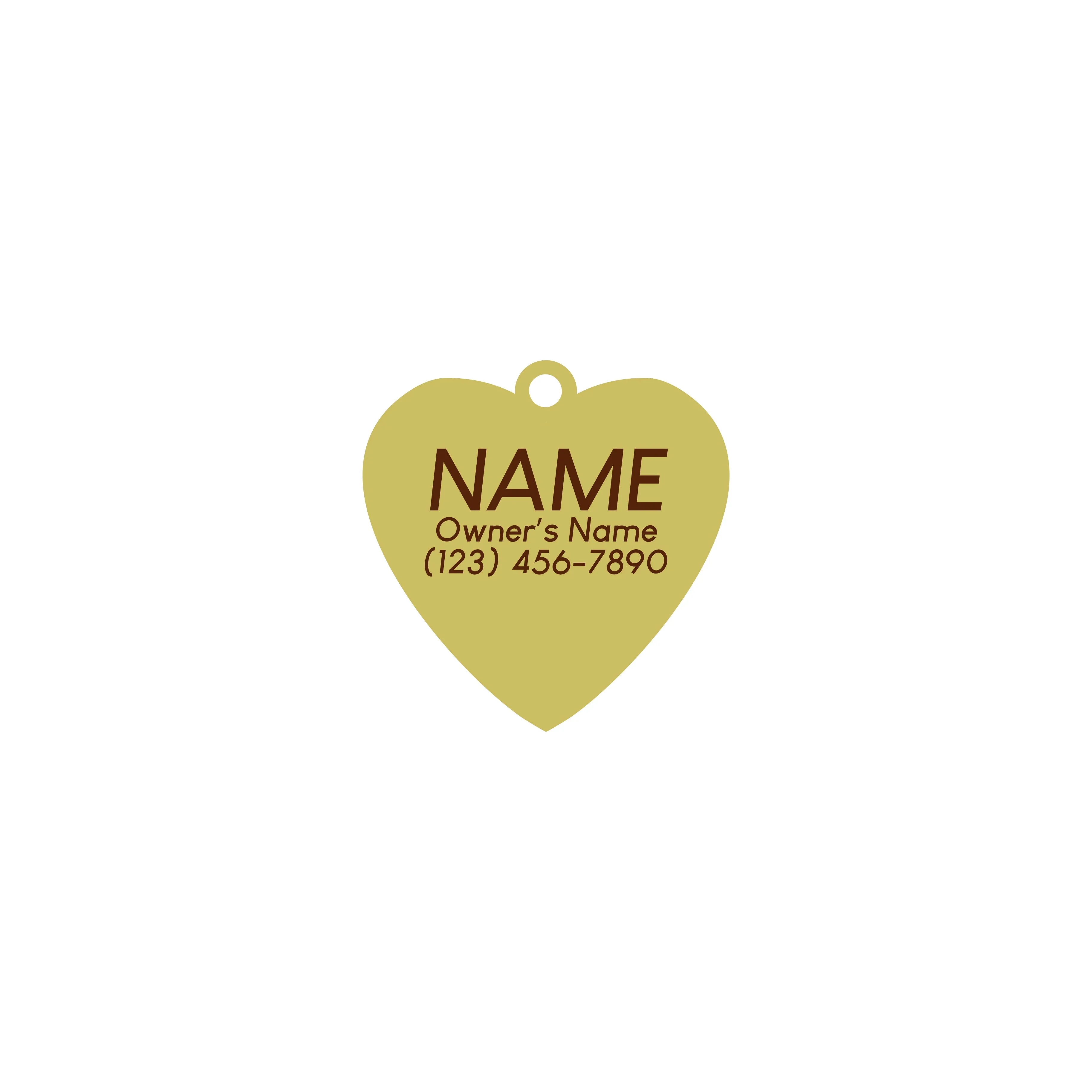 Smiling Heart ID Tag (Custom)