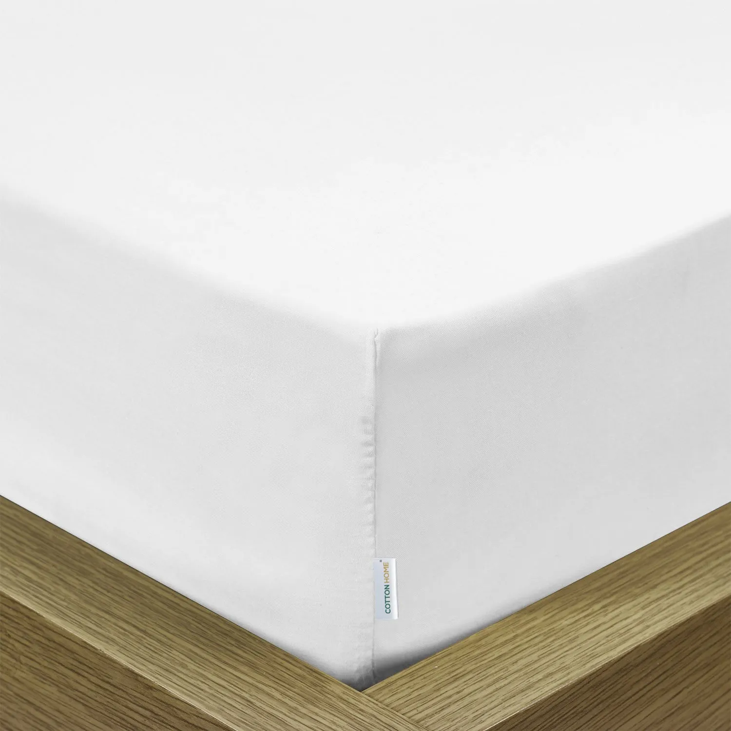 Super Soft fitted sheet 90x200 20 CM - White