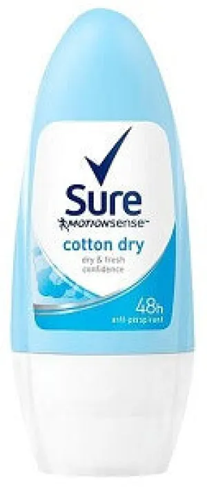 Sure Anti-Perspirant Deodorant Roll On Cotton Dry 50 ml