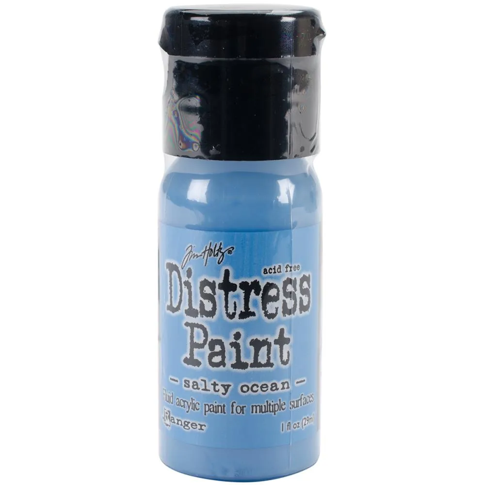 Tim Holtz Distress Paint Flip Top 1oz - Salty Ocean