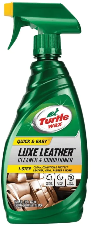 Turtle Wax Quick & Easy T363A Cleaner and Conditioner, 16 oz Bottle, Opaque Thin Liquid, Fruity :EA: QUANTITY: 1