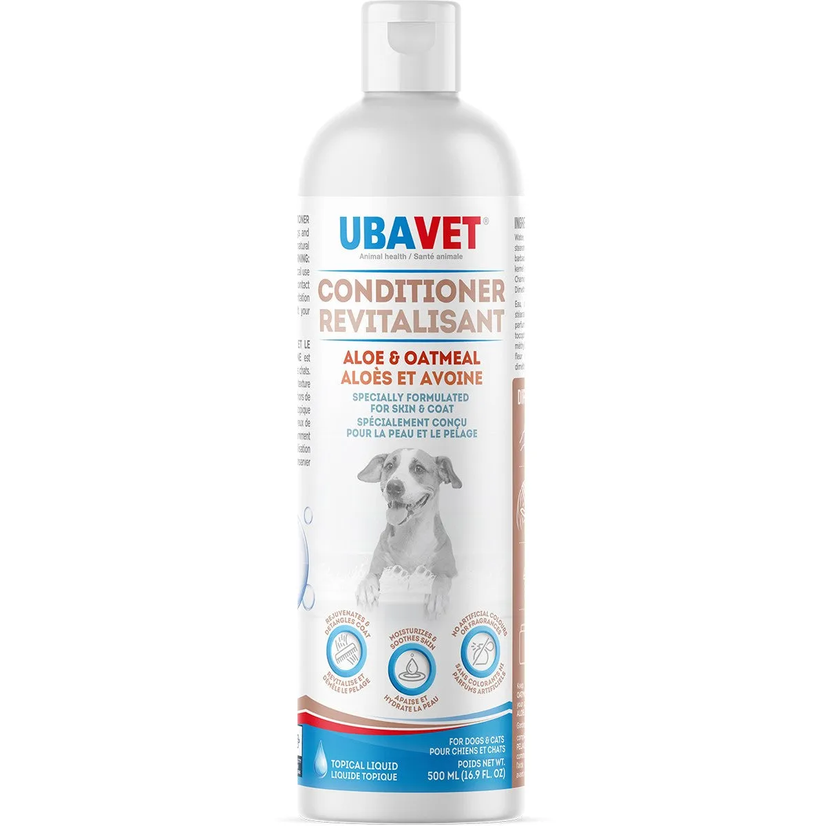 UbaVet Aloe & Oatmeal Skin & Coat Conditioner 500ml