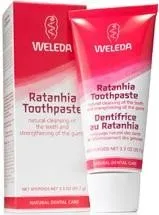 Weleda Ratanhia Toothpaste 2.5 oz Paste