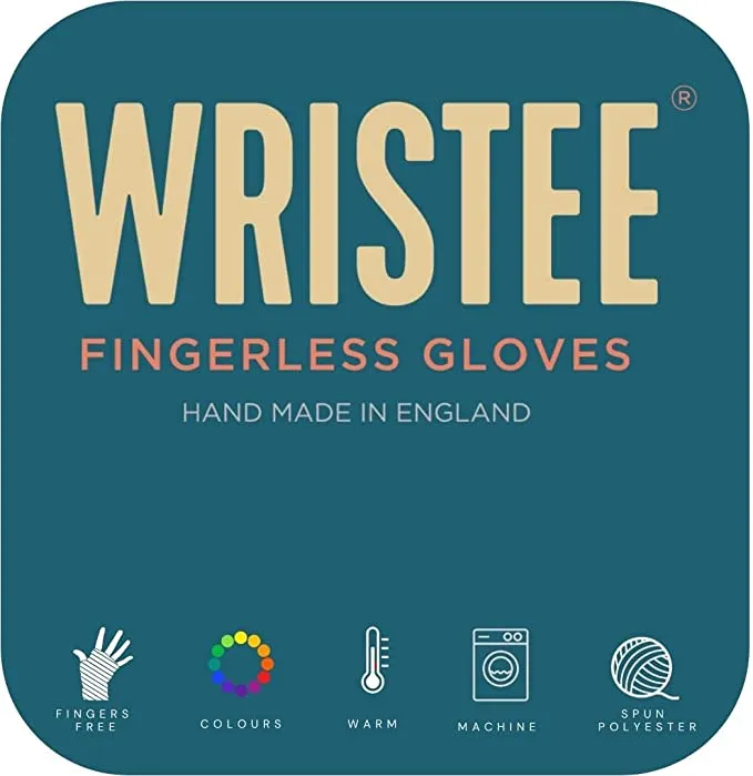 Wristees® Fingerless Gloves - Sky Blue