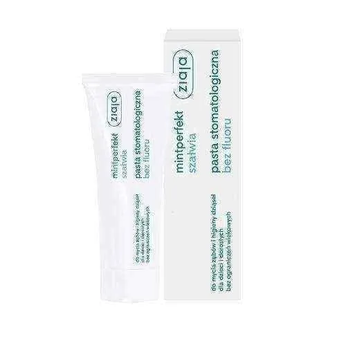 ZIAJA MintPerfect Sage Toothpaste without fluoride 75ml